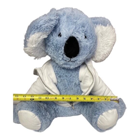 Midwood Brands Blue Koala Bear Plush Stuffed Animal Toy With Kids Sweatshirt - Picture 3 of 14